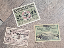 Lot 3 billets d'occasion  Saint-Pierre-Montlimart