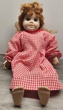 Boneca menina cabeça vermelha artesanal de fibra olhos fechados 1996 comprar usado  Enviando para Brazil