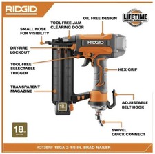 Ridgid pneumatic 18ga for sale  Grand Prairie