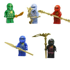 MOC Lego Minifig Figurine: Ninjago 5Pcs NRG Jay Lloyd Cole Zane Kai na sprzedaż  Wysyłka do Poland