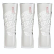 Cerveja Peroni Nastro Azzuro 3 x Copos de Cerveja Gravados Fosco 380/300ml USADO MANCAVE, usado comprar usado  Enviando para Brazil