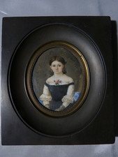 Tableau peinture miniature d'occasion  Vaugneray