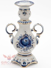 Gzhel porcelain candlestick for sale  Panorama City