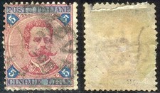 1891 regno italia usato  Olbia