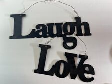 Love laugh wall for sale  Ripon