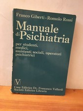 Manuale psichiatria franco usato  Firenze