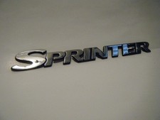 Emblema de logotipo plástico Mercedes-Benz Sprinter Van na parte de trás, lateral. Ano desconhecido. comprar usado  Enviando para Brazil