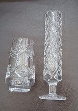 Two crystal cut for sale  SHIPLEY