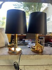 Gold gun lamps for sale  Monrovia