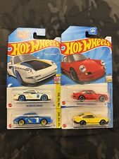 2024🔥Hot Wheels🔥Porsche Carrera paquete de 4, los 4 diferentes, fundición a escala 1/64 segunda mano  Embacar hacia Argentina