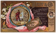 Cartão comercial infantil Liliputian Bazaar Best & Co. Gulliver's Travels Wee Folk, usado comprar usado  Enviando para Brazil