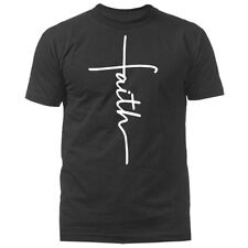 Camiseta Faith Cross Christian Religious God Bíblia Igreja Jesus Cristo comprar usado  Enviando para Brazil