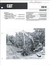 Folheto de equipamento - Caterpillar - 320N - Escavadeira - 1993 (E4225) comprar usado  Enviando para Brazil