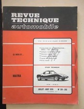 Revue technique matra d'occasion  Ferrières-en-Gâtinais