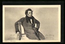 Ritratto franz schubert usato  Spedire a Italy