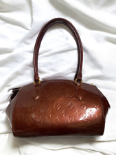 Autêntica bolsa Louis Vuitton Sherwood PM monograma Vernis M91493 Amarante comprar usado  Enviando para Brazil