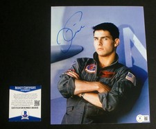 Foto colorida 8x10 assinada por Tom Cruise de Top Gun - Certificado BECKETT com certificado de autenticidade! comprar usado  Enviando para Brazil