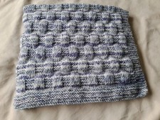 Hand knitted blue for sale  GRANTHAM