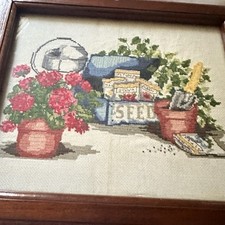 Vintage cross stitchframed for sale  Sabetha