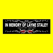 Memory layne staley for sale  Skelton