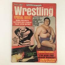 Inside wrestling magazine for sale  Mc Afee