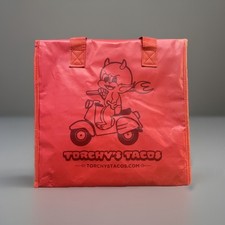 Usado, Sacola de transporte de alimentos com isolamento térmico sacola quente Torchy's Tacos reutilizável 15x14x10" comprar usado  Enviando para Brazil