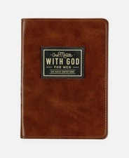 One Minute with God for Men 365 Devotions, Brown Faux Leather Flexcover comprar usado  Enviando para Brazil