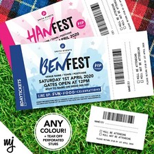 Personalised festival vip for sale  DERBY