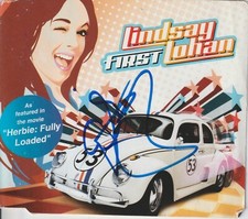 Lindsay Lohan signed First import cd comprar usado  Enviando para Brazil