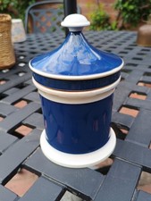Antique apothecary blue for sale  LEOMINSTER