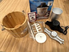 Usado, Freezer de sorvete Aroma tradicional máquina de sorvete elétrica AIC204EM 4 QT COM CAIXA comprar usado  Enviando para Brazil