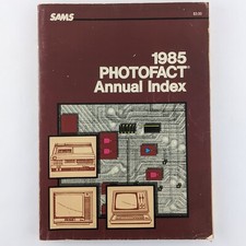 1985 sams photofact for sale  Los Angeles