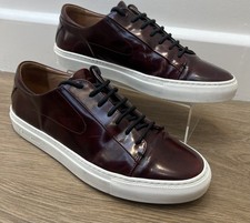 Mens burgundy patent for sale  LITTLEHAMPTON