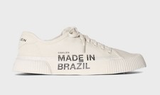 Tênis Osklen Creeper cano baixo, algodão reciclado, marfim, EUA 9,5 comprar usado  Enviando para Brazil