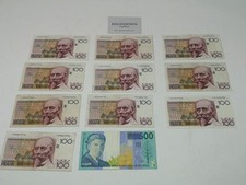 Set belgian franc for sale  WORTHING