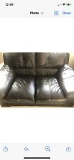 Seater leather sofas for sale  CHERTSEY