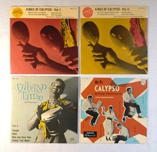 Usado, CALYPSO x 4 / RARE 1950s Vintage Caribbean Music Lot / EP-s comprar usado  Enviando para Brazil