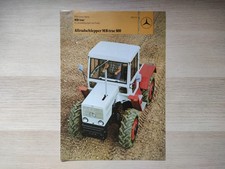 1979 Mercedes-Benz MB-trac 800 Ciągnik na cztery koła [DE] - broszura / deplint, używany na sprzedaż  PL