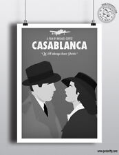 Casablanca minimalist movie for sale  MATLOCK