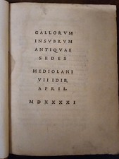 Bonaventura Castiglioni. Gallorum Insubrum antiquae sedes na sprzedaż  Wysyłka do Poland