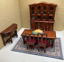 Conjunto de sala de jantar para casa de bonecas - escala 1:12 comprar usado  Enviando para Brazil
