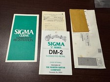 Vintage 1980 Martin DM-2 Sigma Guitarra Proprietário Manual Estojo de Garantia Candy comprar usado  Enviando para Brazil