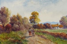 Original watercolour figure for sale  WIRRAL