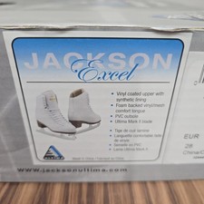 Usado, Boneco Jackson patins de gelo Excel Misses criança tamanho 12J branco bom estado usado comprar usado  Enviando para Brazil