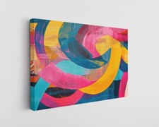 Colorful abstract canvas for sale  Houston