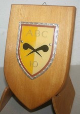 Holztafel wappen abc gebraucht kaufen  Wedemark