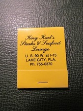 Matchbook king karl for sale  Sterling