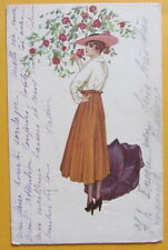 Cartolina epoca donna usato  Cesate