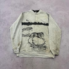Vintage sweatshirt button for sale  SUNDERLAND