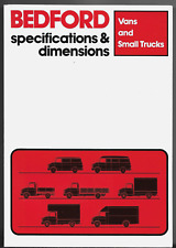 Bedford specifications 1980 for sale  UK